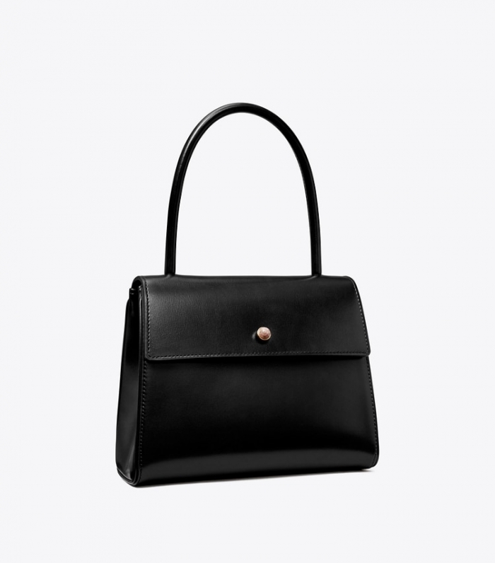 TORY BURCH SMALL DEVILLE BAG - Black | Free Shipping