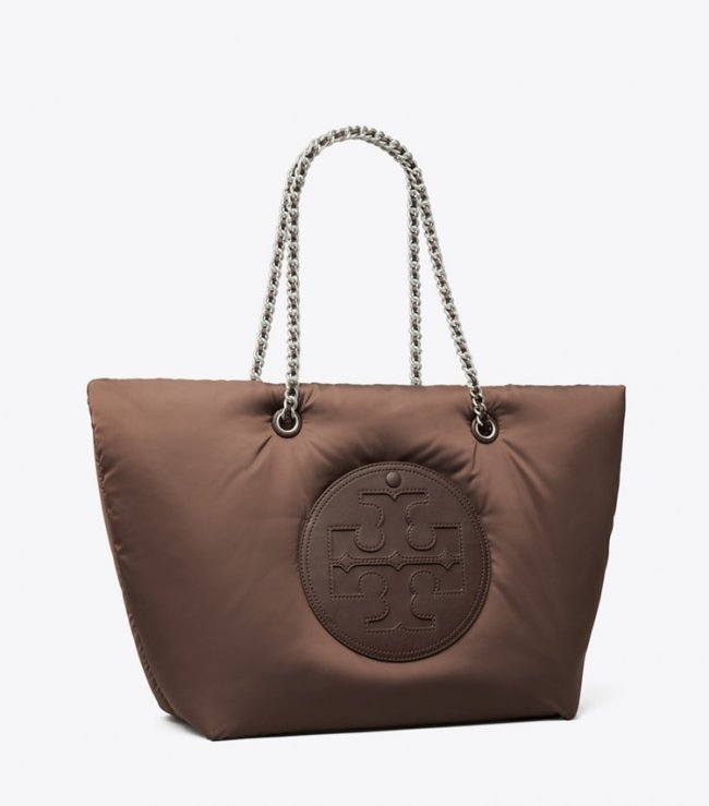 TORY BURCH ELLA CHAIN SOFT TOTE - Tempranillo | Free Shipping