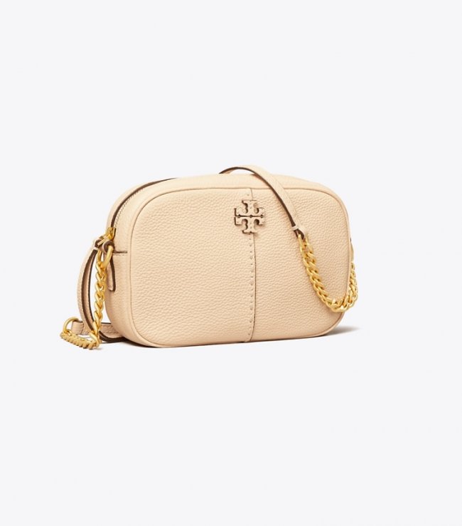 TORY BURCH MCGRAW CAMERA BAG - Brie | Free Shipping