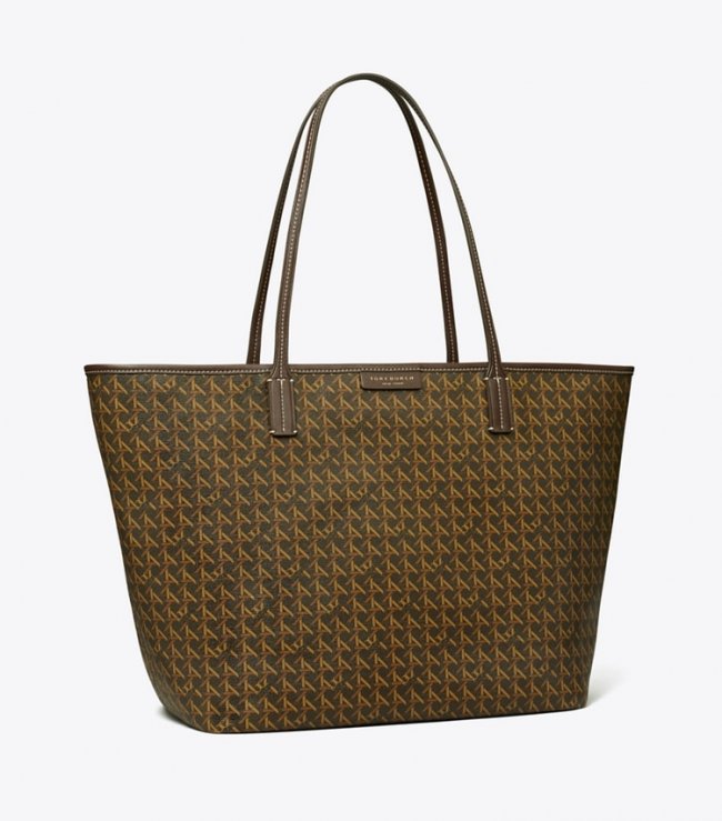 TORY BURCH EVER-READY ZIP TOTE - Chocolate | Free Shipping