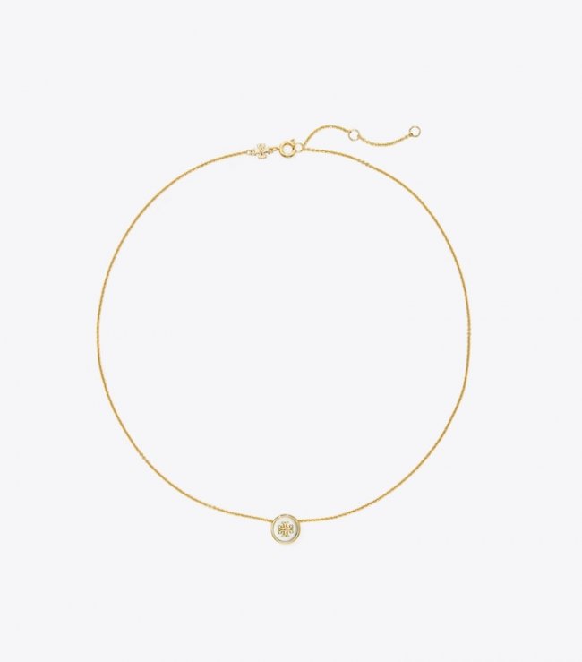 TORY BURCH KIRA PENDANT NECKLACE - Tory Gold / Tory Silver | Free Shipping