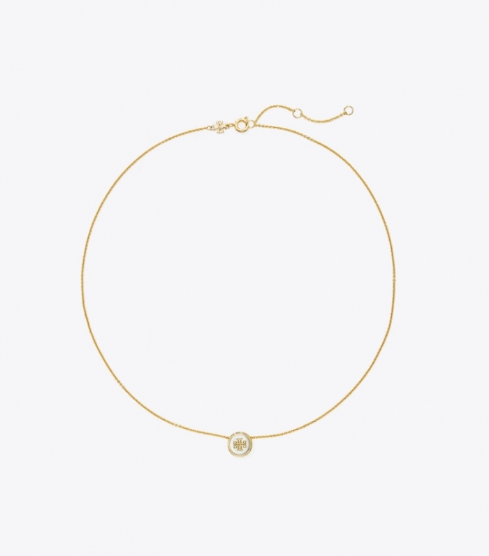 TORY BURCH KIRA PENDANT NECKLACE - Tory Gold / Tory Silver | Free Shipping