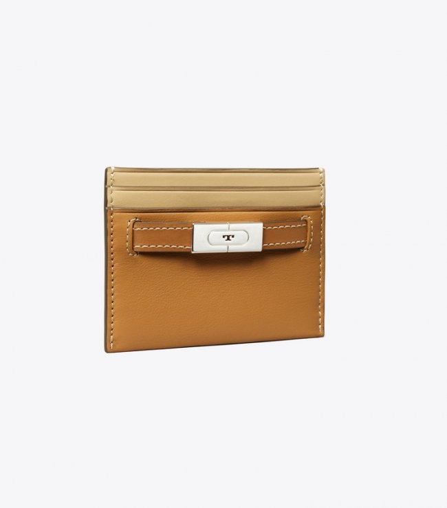 TORY BURCH T CARD CASE - Tiramisu | Free Shipping