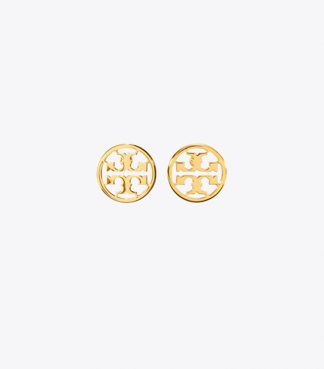 TORY BURCH MILLER STUD EARRING - Tory Gold | Free Shipping