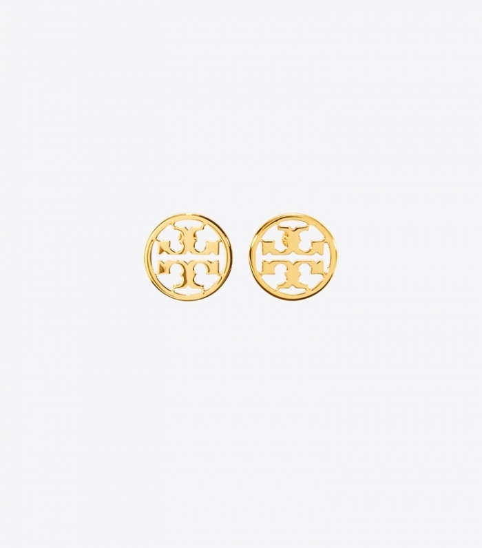 TORY BURCH MILLER STUD EARRING - Tory Gold | Free Shipping