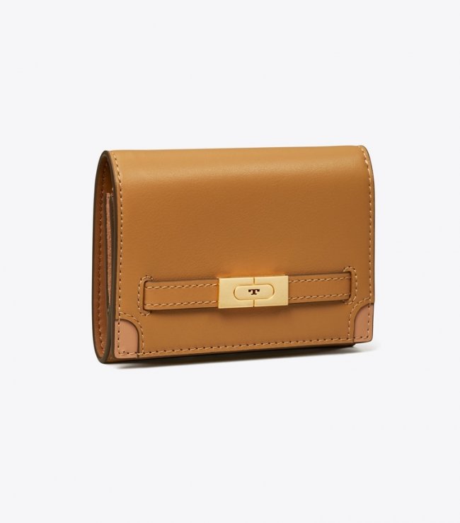 TORY BURCH T MEDIUM WALLET - Tiramisu | Free Shipping