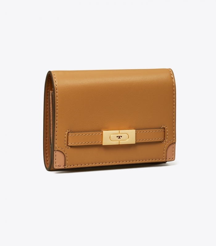 TORY BURCH T MEDIUM WALLET - Tiramisu | Free Shipping