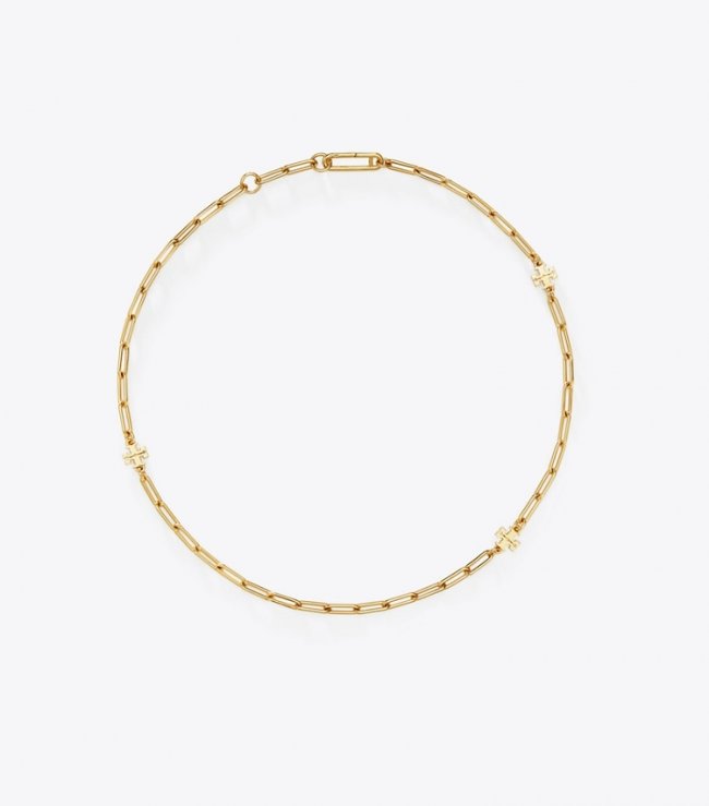 TORY BURCH GOOD LUCK CHAIN NECKLACE - Tory Gold | Free Shipping