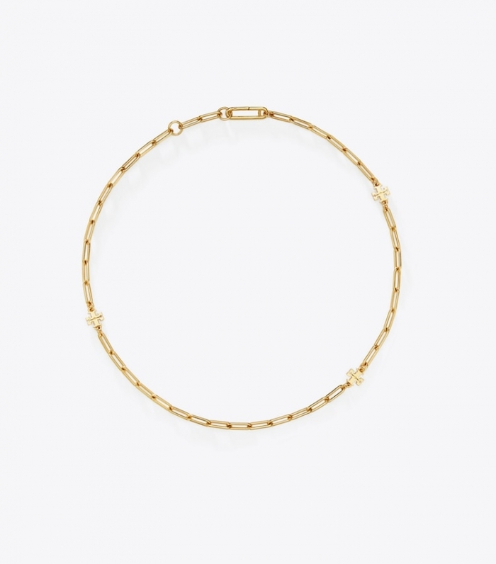 TORY BURCH GOOD LUCK CHAIN NECKLACE - Tory Gold | Free Shipping