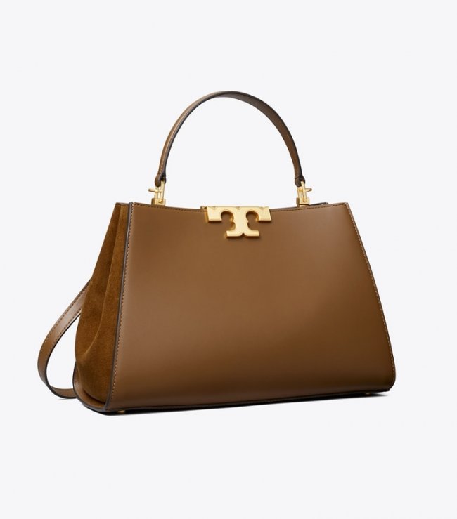 TORY BURCH ELEANOR SATCHEL - Moose | Free Shipping