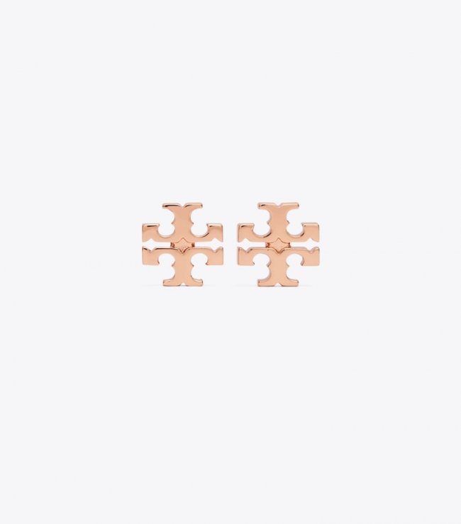 TORY BURCH KIRA STUD EARRING - Rose Gold | Free Shipping