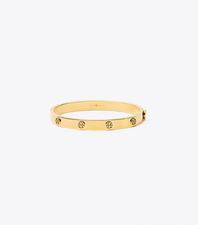 TORY BURCH MILLER STUD HINGE BRACELET, 7MM - Tory Gold | Free Shipping