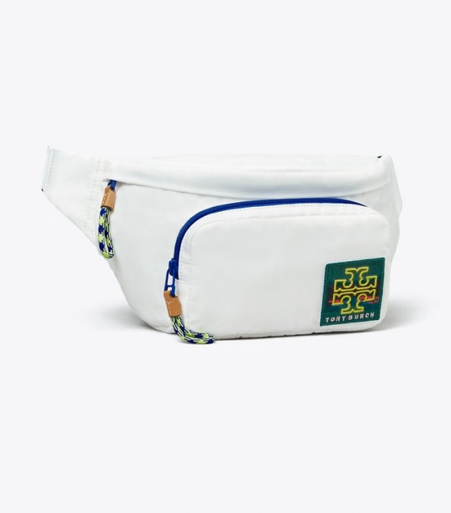 TORY BURCH RIPSTOP BELT BAG - Snow White | Free Shipping