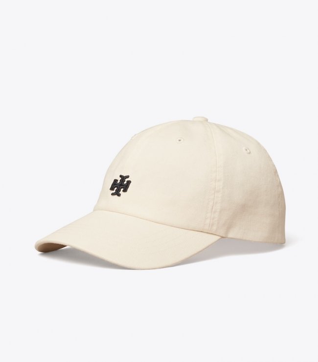TORY BURCH LOGO CAP - Ivory Pearl | Free Shipping