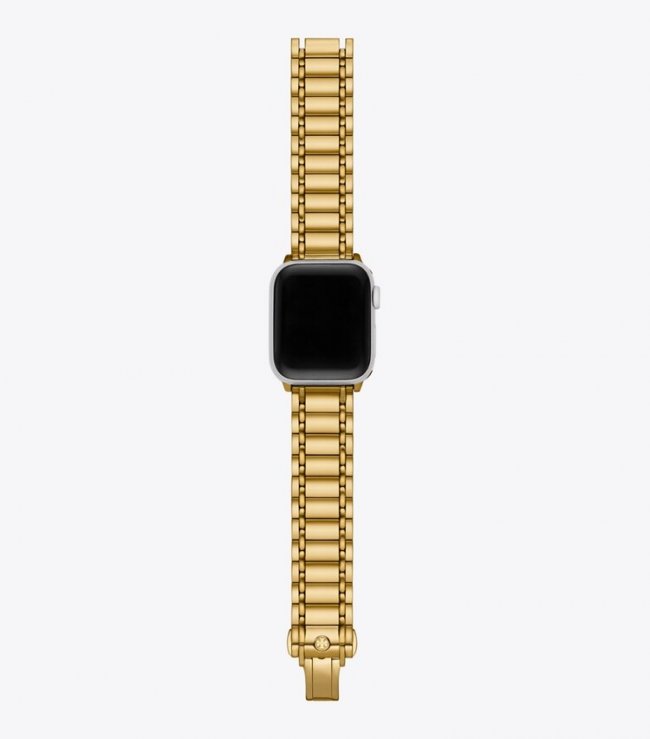 TORY BURCH MILLER BAND FOR APPLE WATCH, GOLD-TONE STAINLESS STEEL - gold | Free Shipping