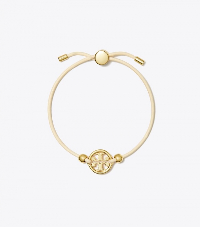 TORY BURCH MILLER SLIDER BRACELET - Tory Gold / Ivory | Free Shipping
