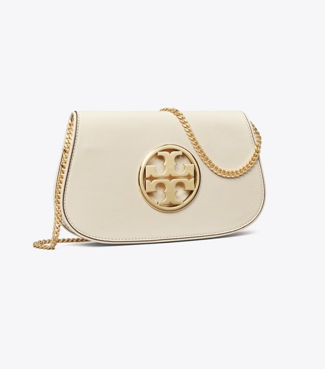 TORY BURCH REVA CLUTCH - New Ivory | Free Shipping