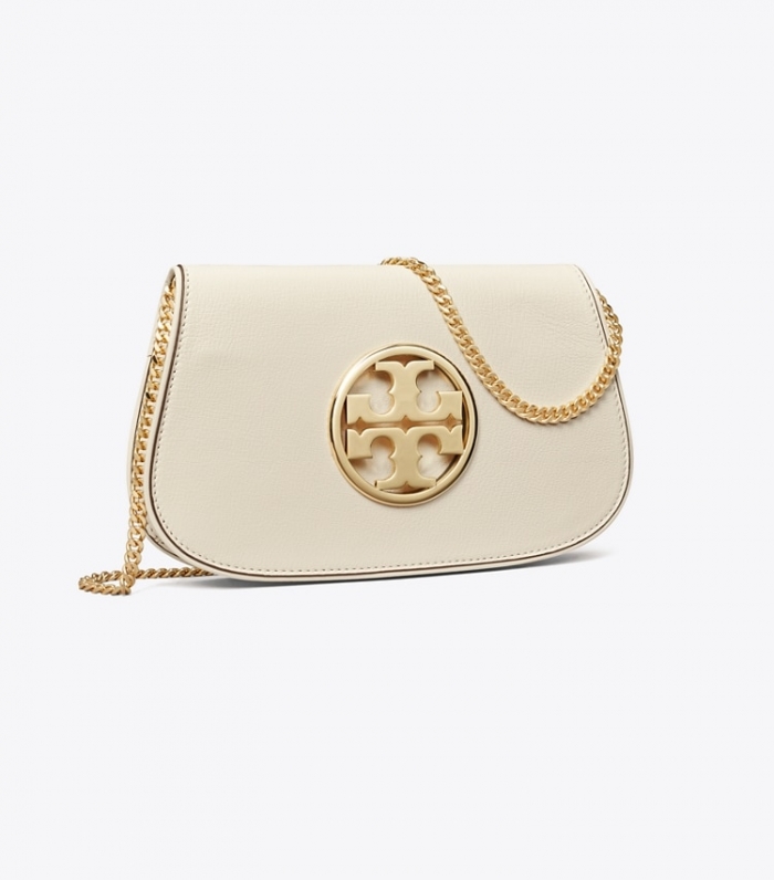 TORY BURCH REVA CLUTCH - New Ivory | Free Shipping