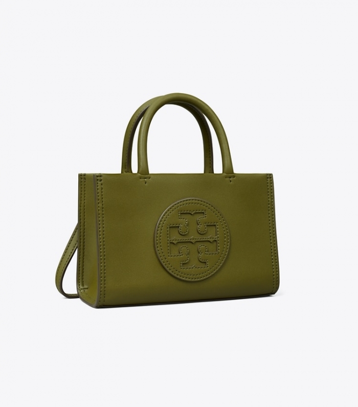 TORY BURCH MINI ELLA BIO TOTE - Olive Green | Free Shipping