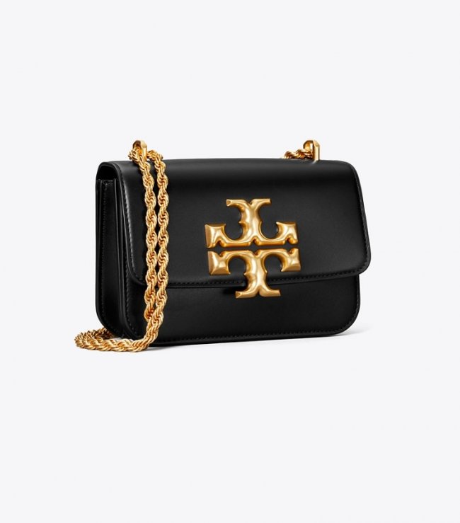 TORY BURCH SMALL ELEANOR BAG - Black | Free Shipping