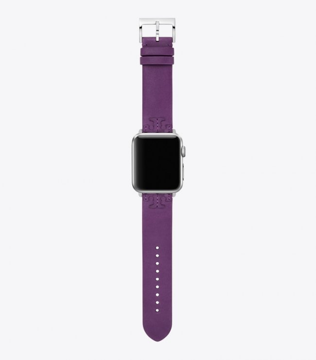 TORY BURCH MCGRAW BAND FOR APPLE WATCH, LEATHER - Mauve | Free Shipping