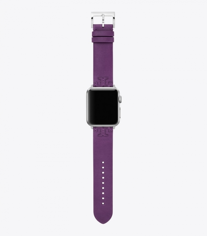 TORY BURCH MCGRAW BAND FOR APPLE WATCH, LEATHER - Mauve | Free Shipping