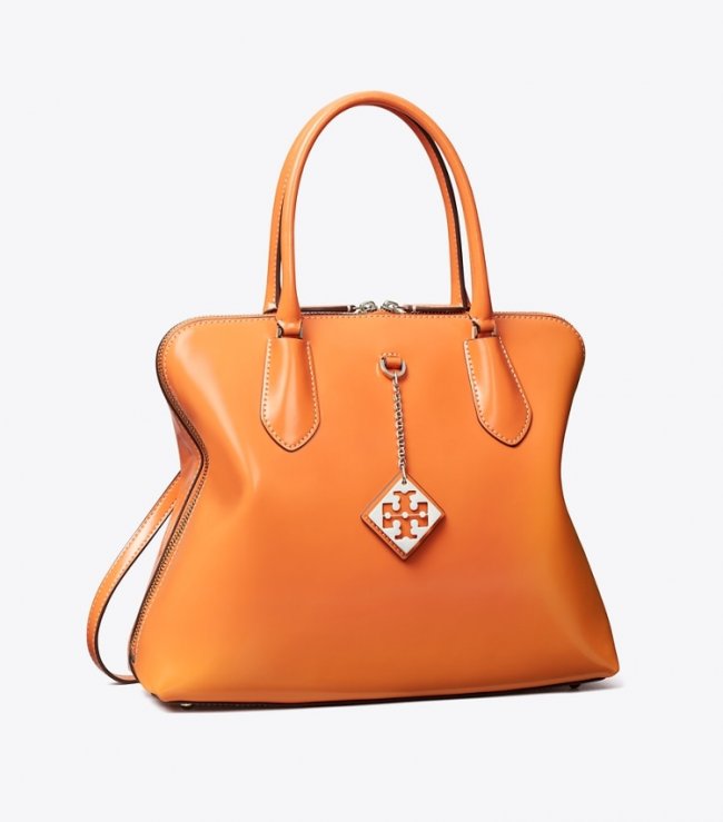 TORY BURCH SWING SATCHEL - Carrot | Free Shipping
