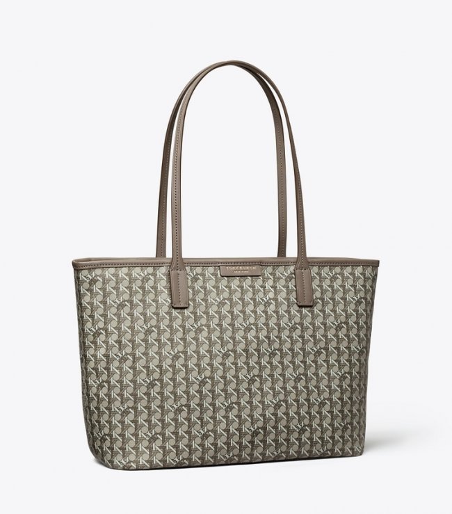 TORY BURCH SMALL EVER-READY ZIP TOTE - Zinc | Free Shipping
