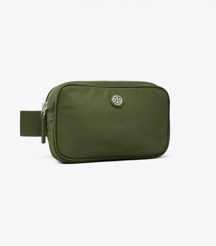 TORY BURCH VIRGINIA BELT BAG - Olive Green | Free Shipping