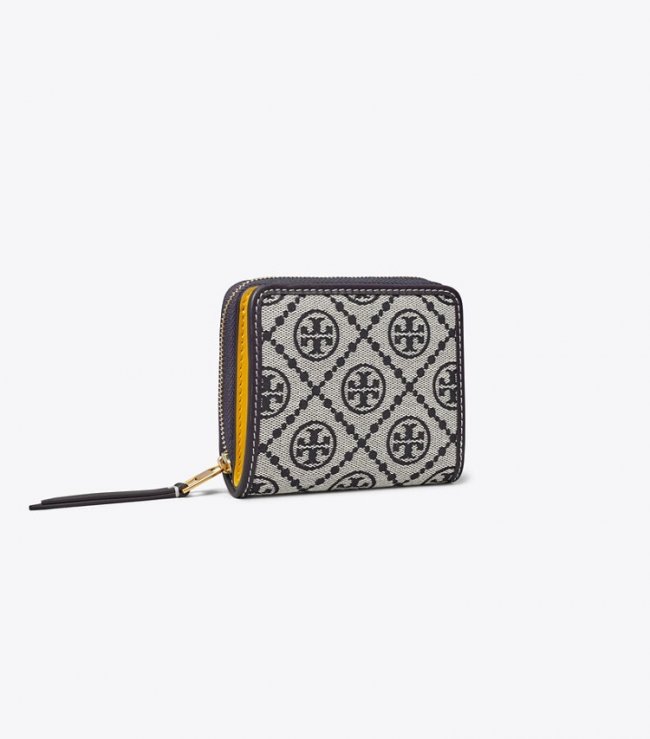 TORY BURCH T MONOGRAM BI-FOLD WALLET - Tory Navy | Free Shipping