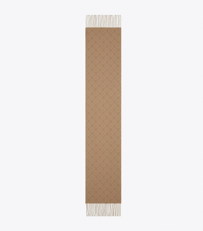 TORY BURCH CLASSIC LARGE MONOGRAM OBLONG - Classic Monogram Brown | Free Shipping