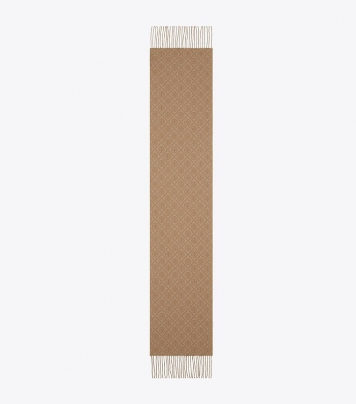 TORY BURCH CLASSIC LARGE MONOGRAM OBLONG - Classic Monogram Brown | Free Shipping