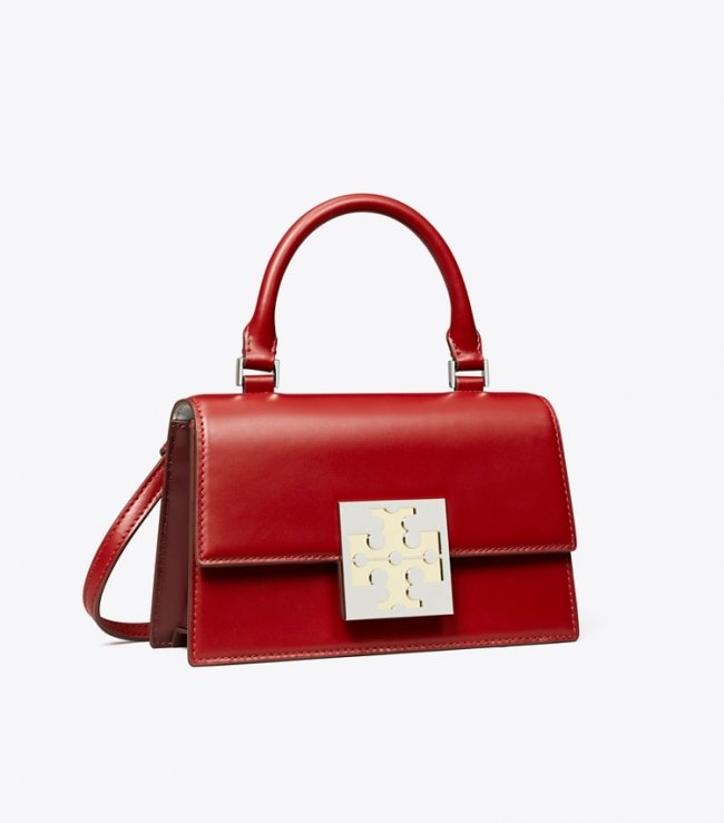 TORY BURCH BON BON COLORBLOCK MINI BAG - Brick | Free Shipping
