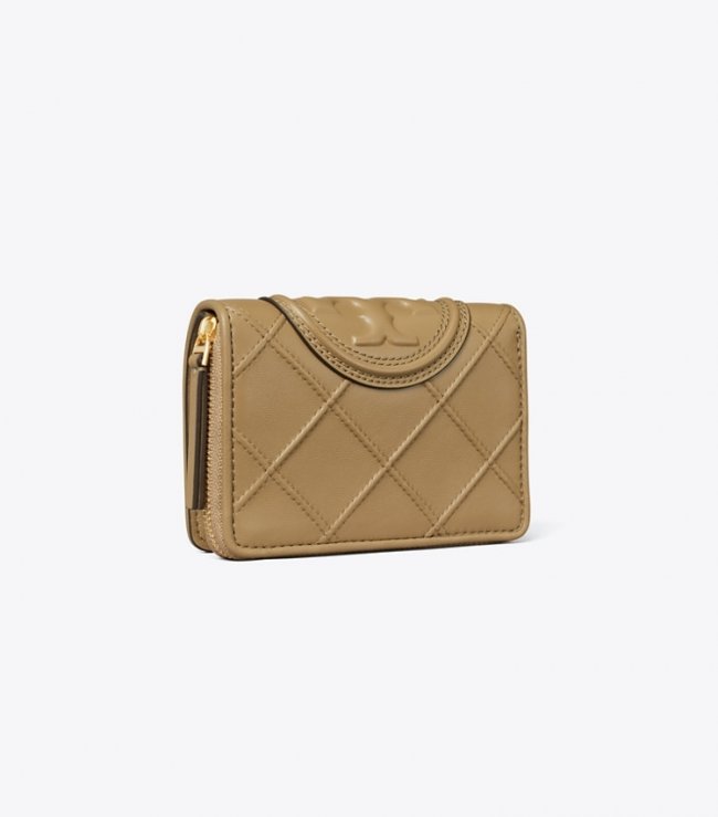 TORY BURCH FLEMING SOFT BI-FOLD WALLET - Pebblestone | Free Shipping
