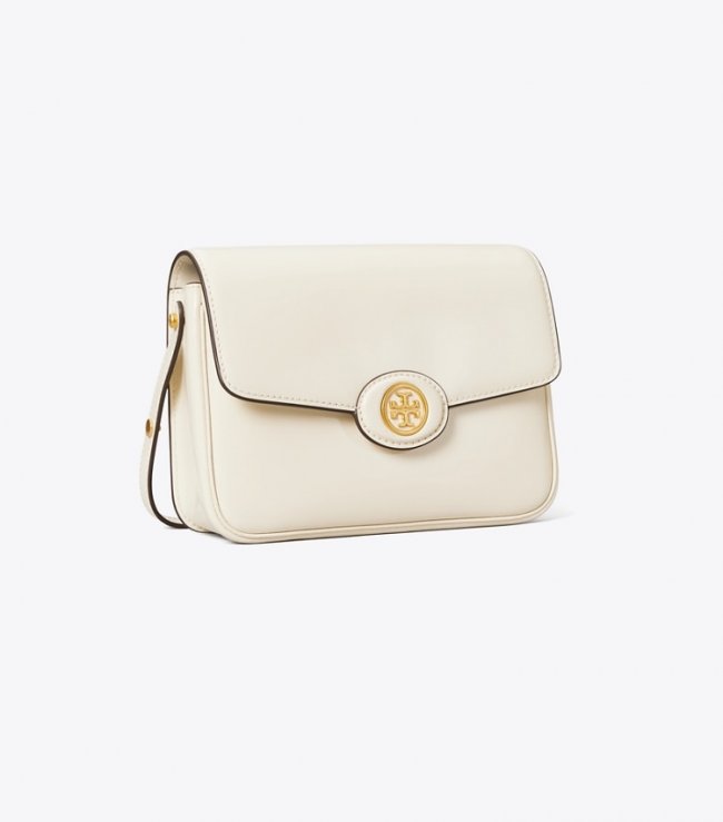 TORY BURCH ROBINSON SPAZZOLATO CONVERTIBLE SHOULDER BAG - Shea Butter | Free Shipping
