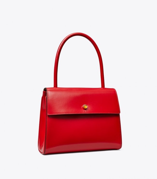 TORY BURCH SMALL DEVILLE BAG - Warm Red | Free Shipping