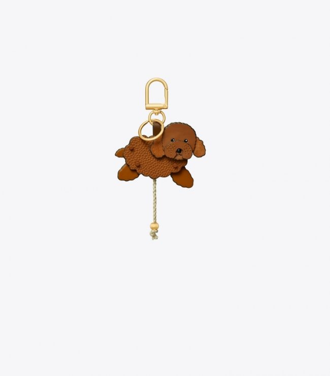 TORY BURCH CHICKEN AND SLIM KEY RING - Light Umber | Free Shipping