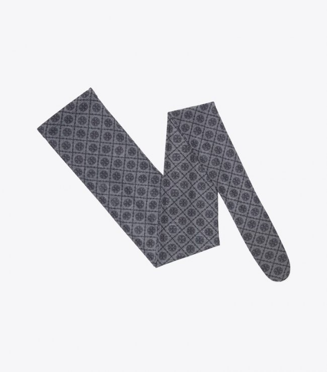 TORY BURCH T MONOGRAM TIGHTS - Navy | Free Shipping