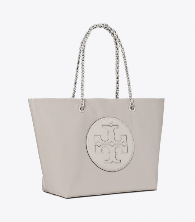 TORY BURCH ELLA CHAIN TOTE - Bay Gray | Free Shipping