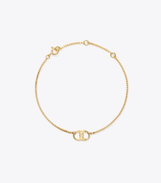 TORY BURCH EMBRACE AMBITION CHAIN BRACELET - Gold | Free Shipping