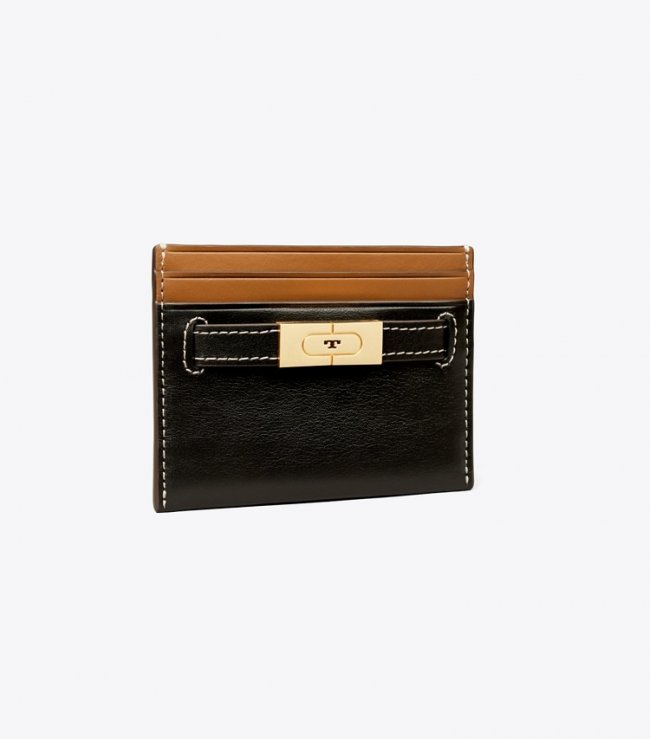 TORY BURCH T CARD CASE - Black | Free Shipping