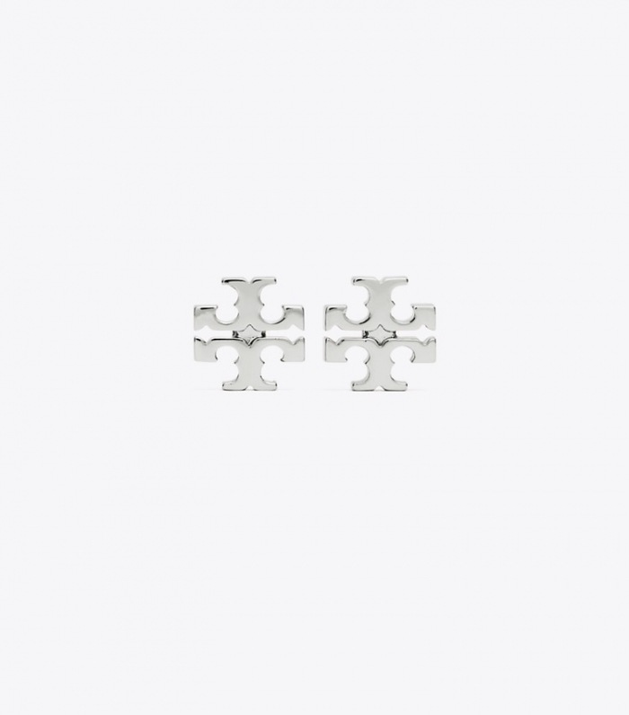 TORY BURCH KIRA STUD EARRING - Tory Silver | Free Shipping